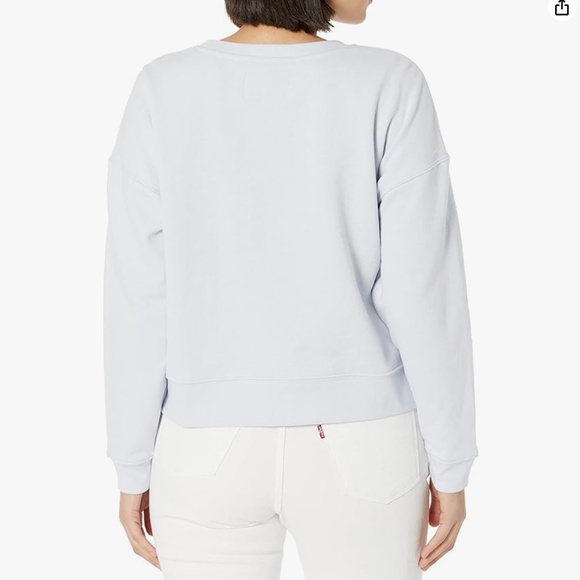 Calvin Klein Jeans Women’s Logo Sweatshirt – Light Blue – Size L – Crewneck – - Picture 2 of 7